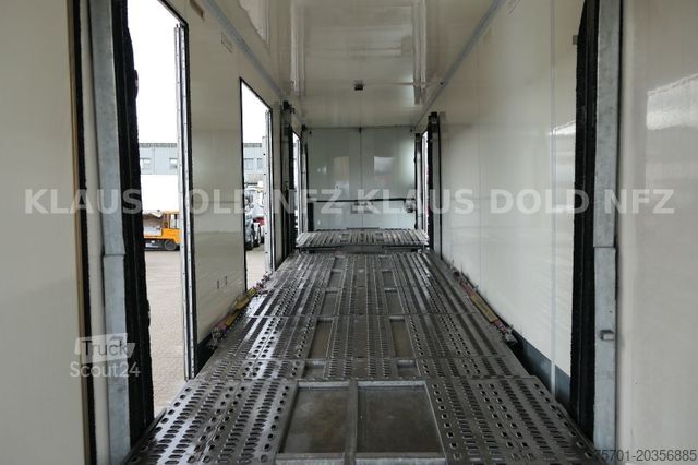 Auto met oplegger KÄSSBOHRER SP 9-16 geschlossener Autotransporter