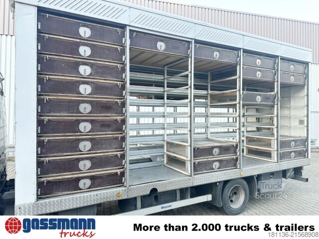 Transporter mit Koffer Mercedes-Benz LK 817 4x2, Taubentransporter