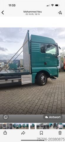 LKW mit Pritsche (offen) MAN 18.460 Pritschenwagen Aufnahme Stapler 498 Tkm