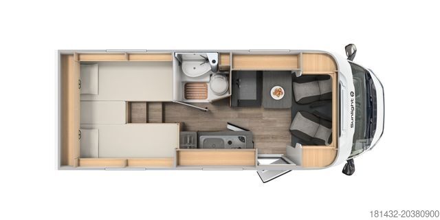 Camping-car semi-intégré SUNLIGHT V 66 Modell 2026