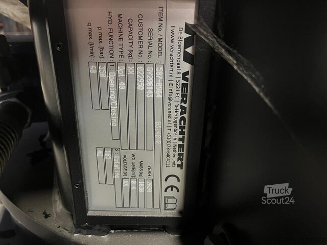 Bagger Verachtert Sorting grapple G314 B- R unused