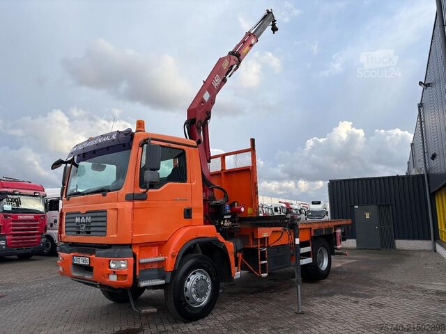 Kranwagen MAN TGM  +4x4 + HMF 1460 + euro4