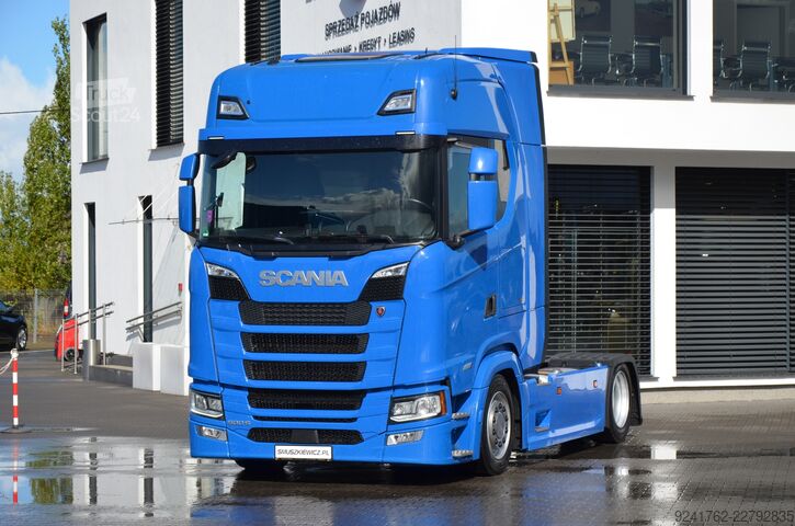 Standaard trekker Scania S 500 / MEGA / 2023r / ACC / KLIM A P. / FULL LED / FULL AIR /WAGA/DE 3574
