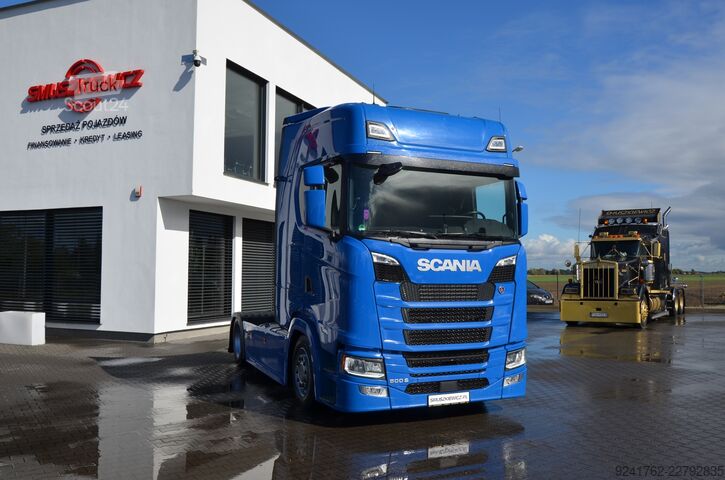 Standaard trekker Scania S 500 / MEGA / 2023r / ACC / KLIM A P. / FULL LED / FULL AIR /WAGA/DE 3574