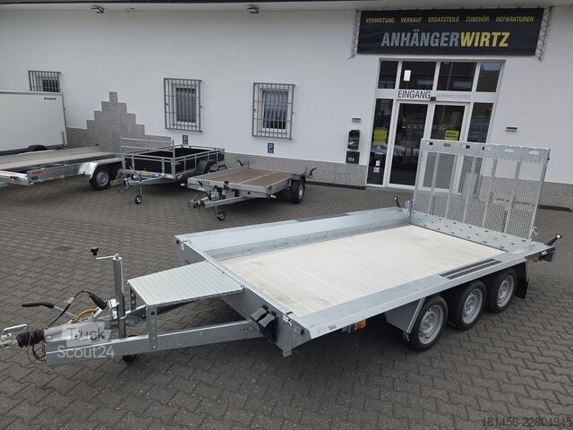 Máquinas de construção de baixa carga Martz Builder 3500kg 2625kg Nutlast Aluboden