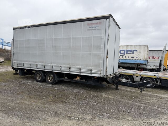 Open aanhangwagen met zeil Möslein TPS 105 D-L  Tandemplane Ladebordwand + Durchladbar