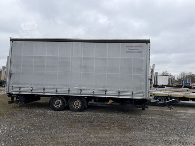 Open aanhangwagen met zeil Möslein TPS 105 D-L  Tandemplane Ladebordwand + Durchladbar