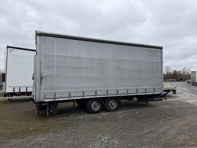 Open aanhangwagen met zeil Möslein TPS 105 D-L  Tandemplane Ladebordwand + Durchladbar