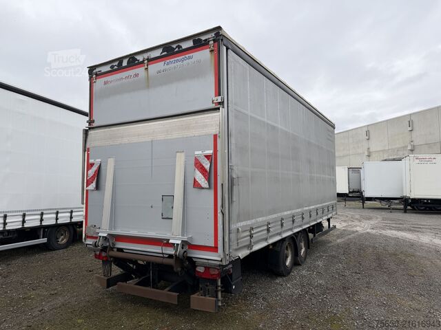 Open aanhangwagen met zeil Möslein TPS 105 D-L  Tandemplane Ladebordwand + Durchladbar