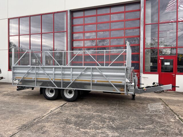 Kiepaanhangwagen Möslein TTD 11 Breite Reifen  5,70 lang  Kipper Tieflader, Breite Reifen, 5,70 m lang-- Neufahrzeug --