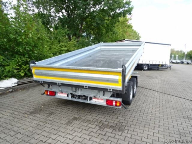 Kiepaanhangwagen Möslein TTG 11 Verzinkt  neuer Tandem 3- Seitenkipper Tieflader-- Neufahrzeug --