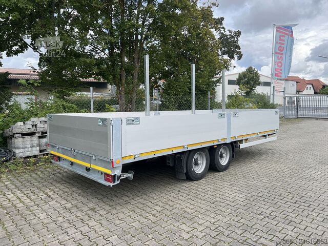 Open aanhangwagen Möslein THT 11- G 7,2  Tandem- Pritschenanhänger- Tieflader