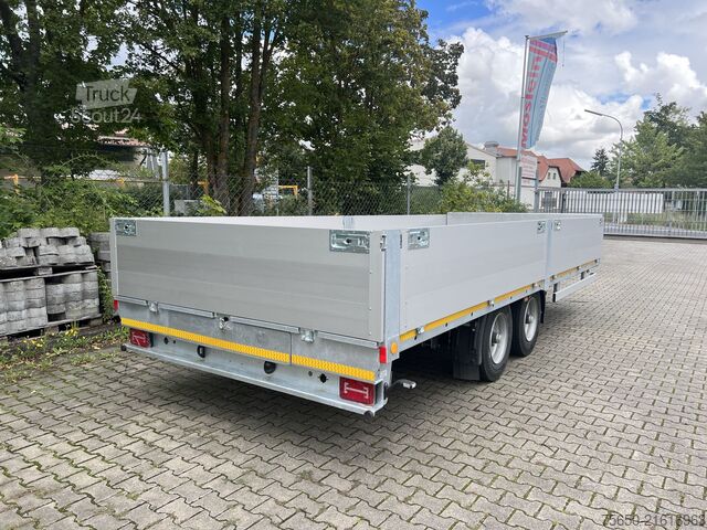 Open aanhangwagen Möslein THT 11- G 7,2  Tandem- Pritschenanhänger- Tieflader