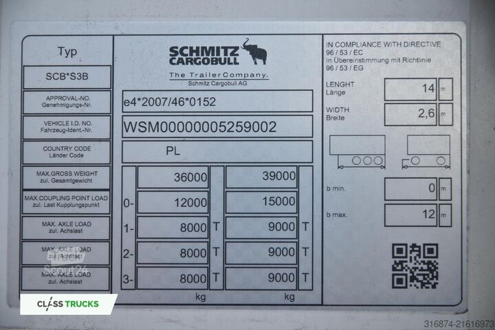 Reefer semitrailer SCHMITZ CARGOBULL SKO FP 60 Carrier Vector 1550