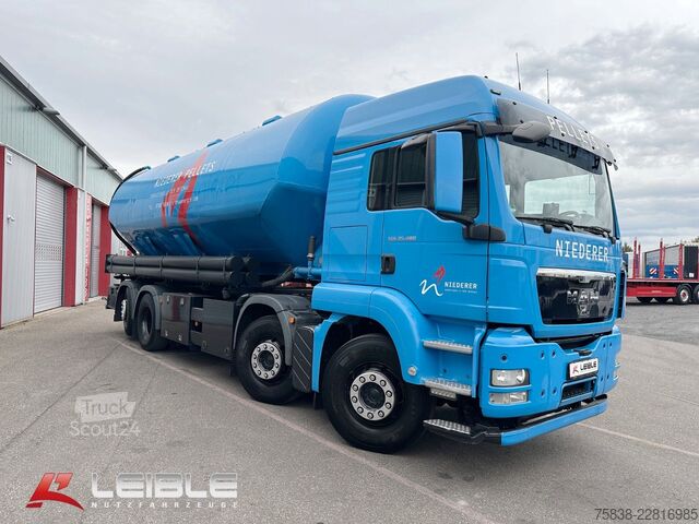 شاحنة صهريج MAN TGS 35.480 8x2-4 BL-Heitling Silo Pellets *TOP*