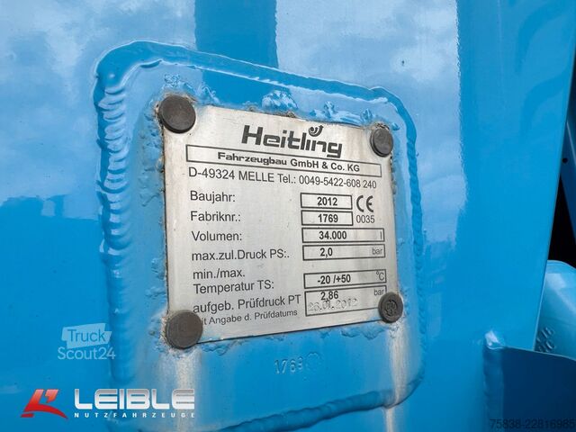 شاحنة صهريج MAN TGS 35.480 8x2-4 BL-Heitling Silo Pellets *TOP*
