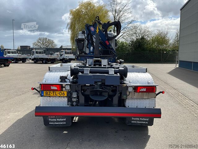 Système de bras à crochet Scania R 480 10x4 Retarder HMF 16 Tonmeter Z-kraan