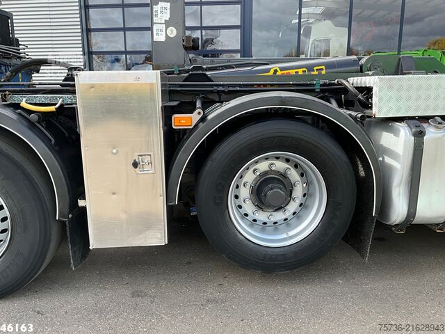 Système de bras à crochet Scania R 480 10x4 Retarder HMF 16 Tonmeter Z-kraan