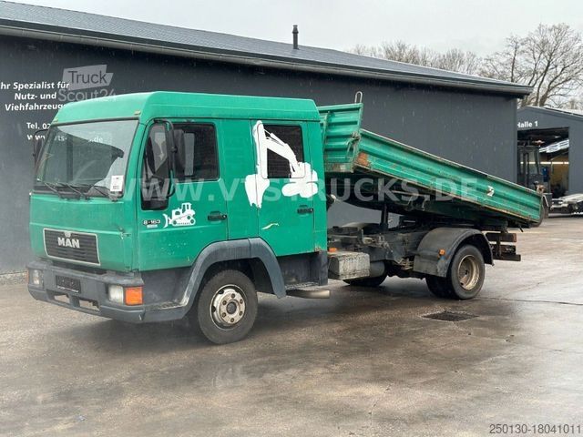 Three-way tipper van MAN 8.163 L2000 DoKa Dreiseitenkipper 7,49 t