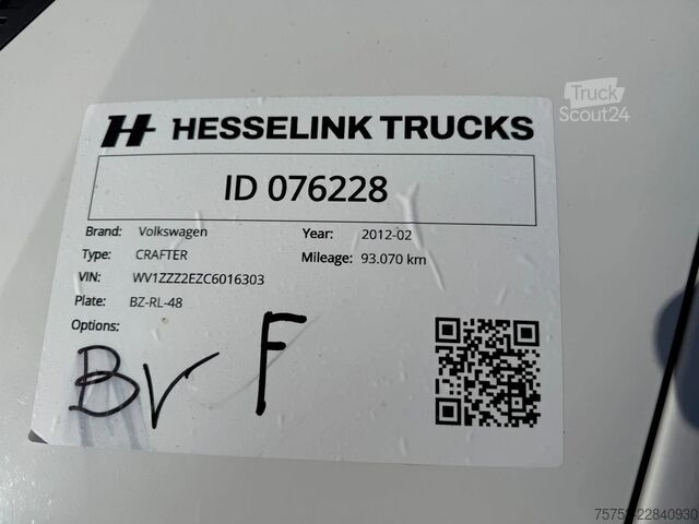 Ван за доставка с двойна кабина VW Crafter Dubbellucht Cabine 93.080KM Airco NL Au...