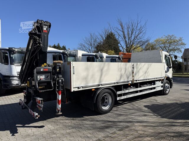 Flatbed truck Volvo FL280 Kran Hiab XS 122