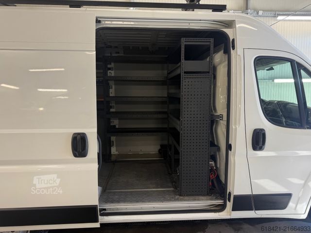 Dobozos furgon PEUGEOT Boxer L2H2 WORKSHOP+WEBASTO+GALERIE+AHK