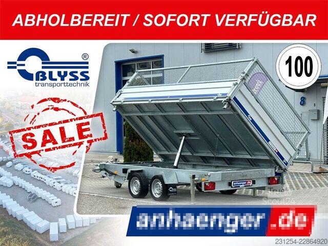 Autós utánfutó BLYSS KP3540HT Kipper 3500kgGG 398x200x100cm