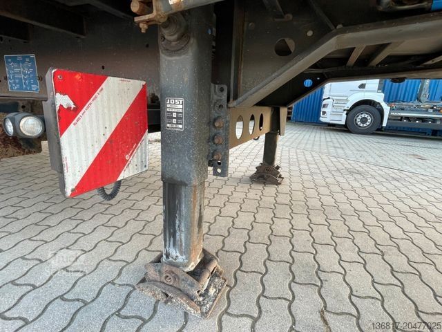 Open oplegger met zeil KÖGEL SN24 Plane Mega Edscha Hubdach Liftachse Überbr.