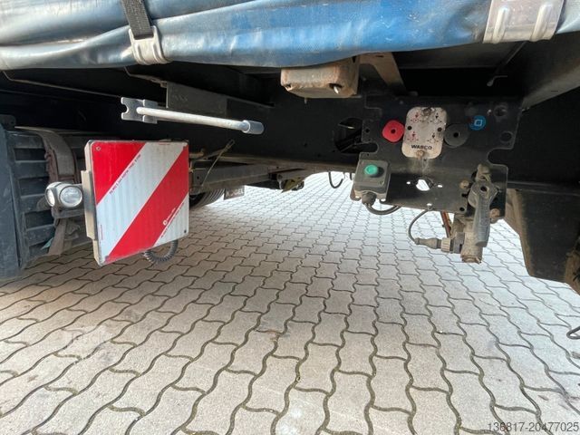 Open oplegger met zeil KÖGEL SN24 Plane Mega Edscha Hubdach Liftachse Überbr.