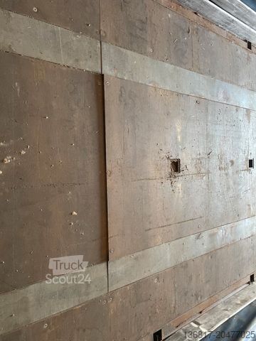 Open oplegger met zeil KÖGEL SN24 Plane Mega Edscha Hubdach Liftachse Überbr.