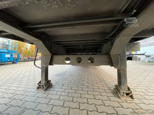 Open oplegger met zeil KÖGEL SN24 Plane Mega Edscha Hubdach Liftachse Code XL