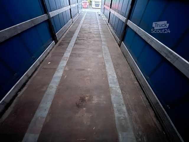 Open oplegger met zeil KÖGEL SN24 Plane Mega Edscha Hubdach Liftachse Code XL