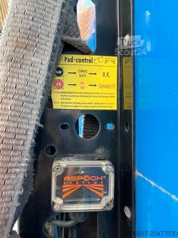 Open oplegger met zeil KÖGEL SN24 Plane Mega Edscha Hubdach Liftachse Code XL