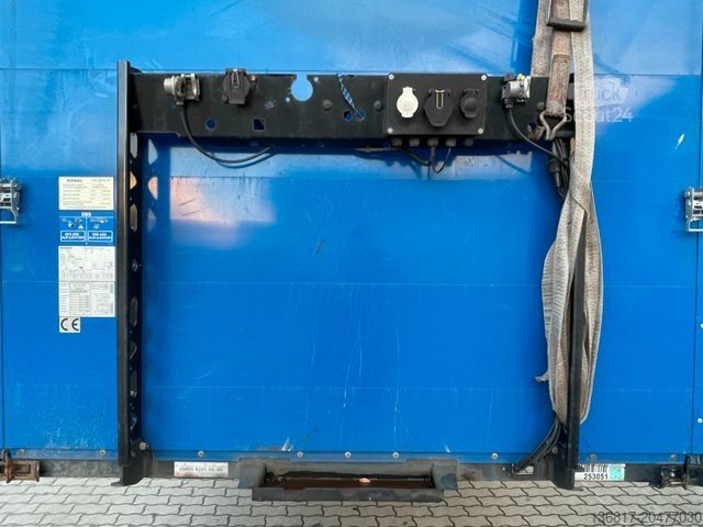 Open oplegger met zeil KÖGEL SN24 Plane Mega Edscha Hubdach Liftachse Code XL