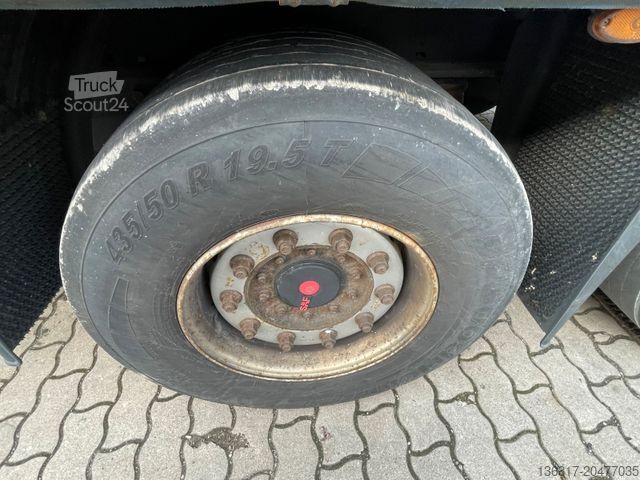 Open oplegger met zeil KÖGEL SN24 Plane Mega Edscha Hubdach Liftachse Überbr.