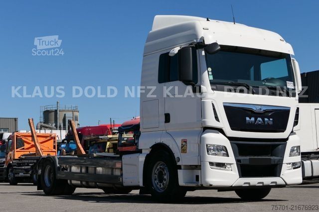 Camión con caja móvil MAN TGX 18.480 BDF 2-Tanks Vollluft Euro 6