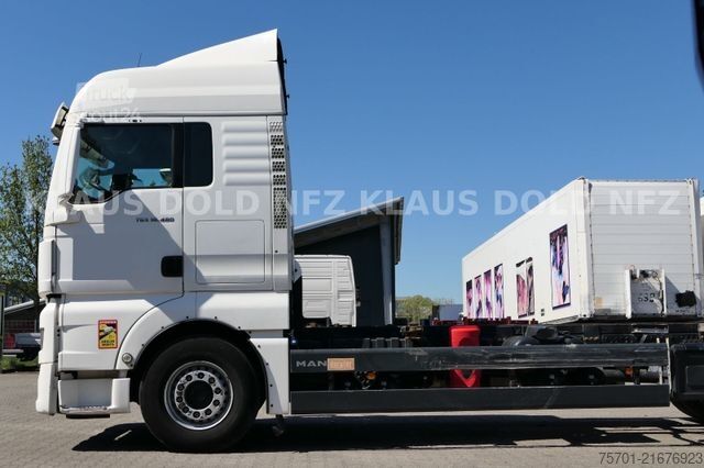 Camión con caja móvil MAN TGX 18.480 BDF 2-Tanks Vollluft Euro 6