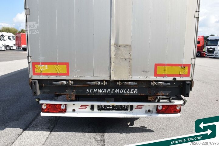 Otevřený návěs s plachtou SCHWARZMÜLLER Tautliner Zurringe Reserverad