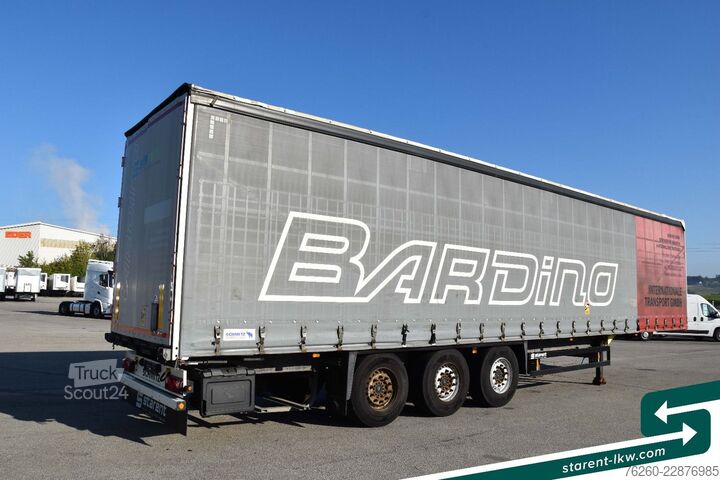 Odprta polprikolica s ponjavo SCHMITZ CARGOBULL Liftachse XL + Getränke + D.C. 9.5 Zertifikat