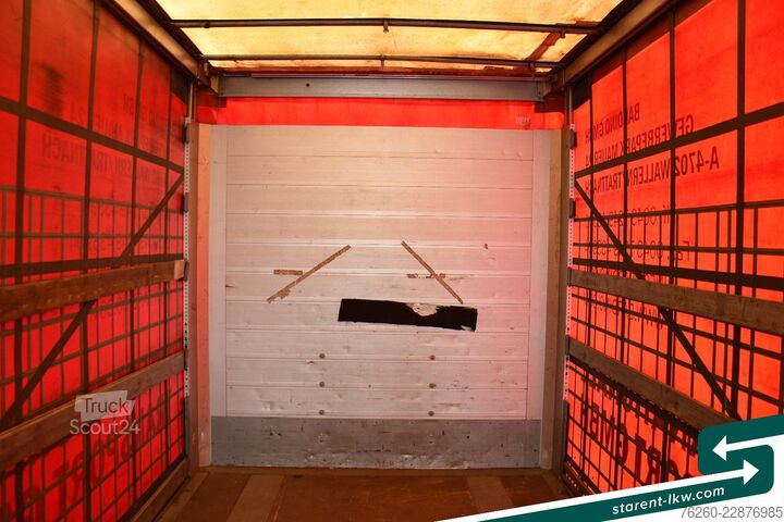 Odprta polprikolica s ponjavo SCHMITZ CARGOBULL Liftachse XL + Getränke + D.C. 9.5 Zertifikat