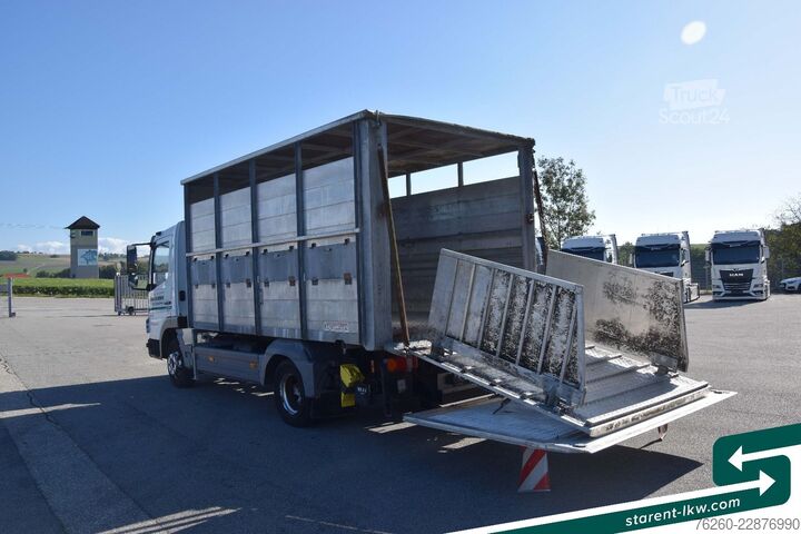 Viehtransporter MERCEDES-BENZ Atego 815 BDF-Viehaufbau + Kühlaufbau