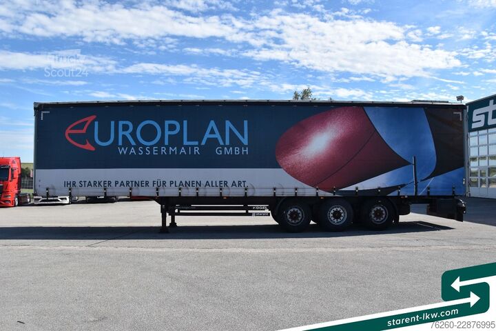 Öppen semitrailer med kapell KÖGEL SAF-Achsen, XL Zertifikat, LED, TÜV 08.2027