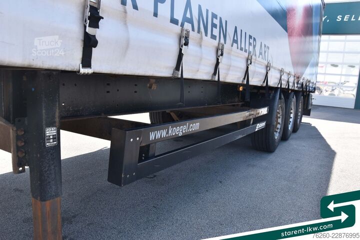 Öppen semitrailer med kapell KÖGEL SAF-Achsen, XL Zertifikat, LED, TÜV 08.2027