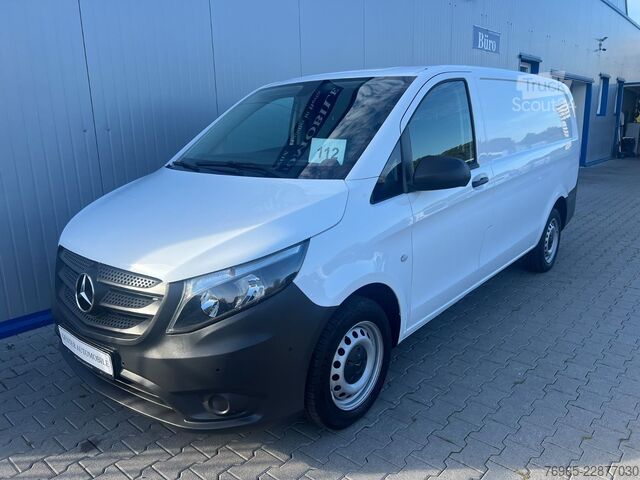 Dobozos furgon MERCEDES-BENZ Vito 114 LANG KLIMA TEMPOMAT WERKZEUGSCHRÄNK