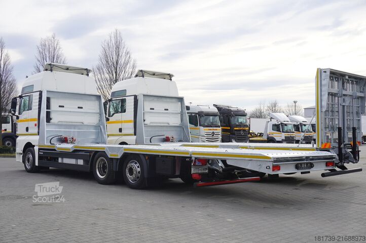 Autocamion cu macara / 2 unități MAN TGX 26.470 tow truck / NEW galvanized