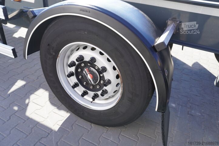 BDF pótkocsi Fruehauf BDF trailer / 2021 / SAF axles