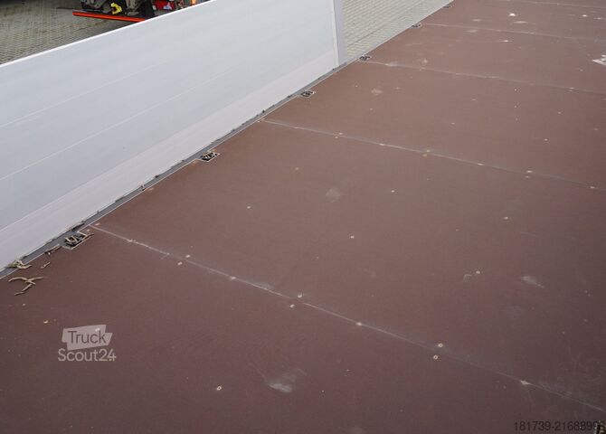 Statybinė priekaba Krone construction trailer / Flatbed 18 pallet