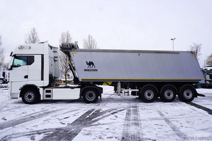Cap tractor + semiremorcă MAN TGX 18.510 4×2 tractor unit + Tipper