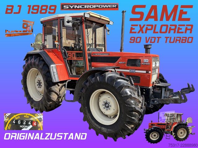 Трактор SAME SAME TURBO EXPLORER 90 VDT ORIGINAL 2 x ZAPFW.
