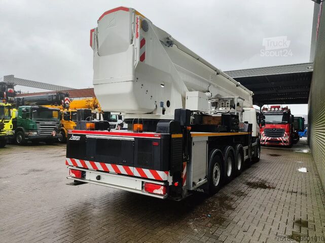 Pacelšanas platforma Scania P410 8x4 Tridem Bronto Skylift S70XDT
